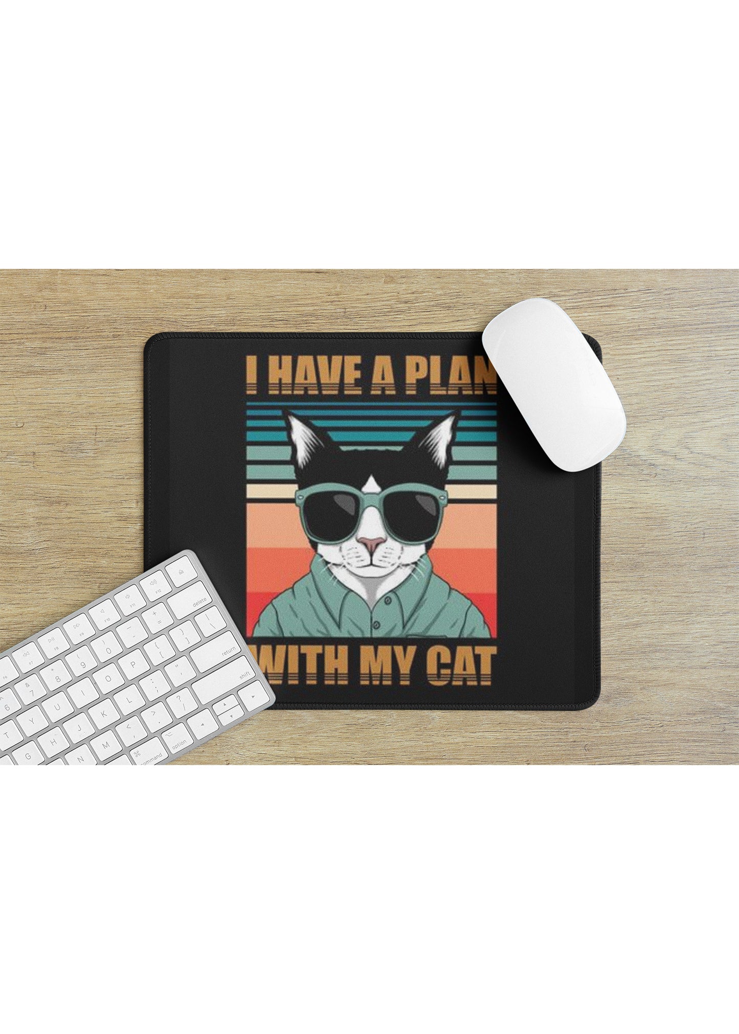 PLAN WITH MY CAT MOUSE PAD