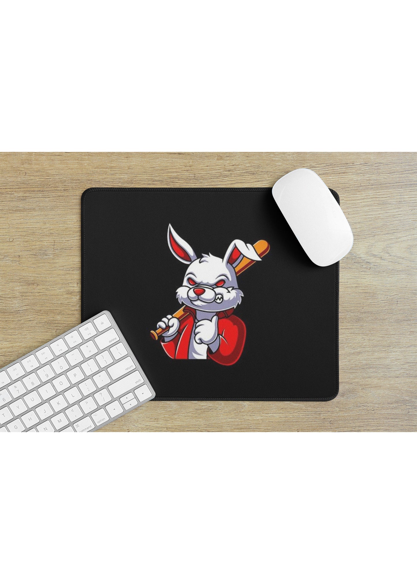 RABBIT WIT BAT MOUSE PAD