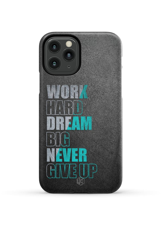 NEVER GIVE UP HARD CASE